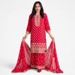 Elegant Embroidered 3-Piece Traditional Set