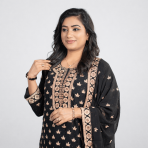 Elegant Embroidered 3-Piece Traditional Set - Image 3