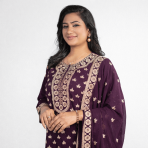 Elegant Embroidered 3-Piece Traditional Set - Image 4