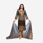 Midnight Noor Salwar Kameez Traditional Set - Image 3