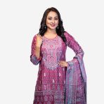 Purple Grace Salwar Kameez Traditional Set - Image 2